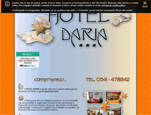 Tablet Screenshot of hotel-daria.it